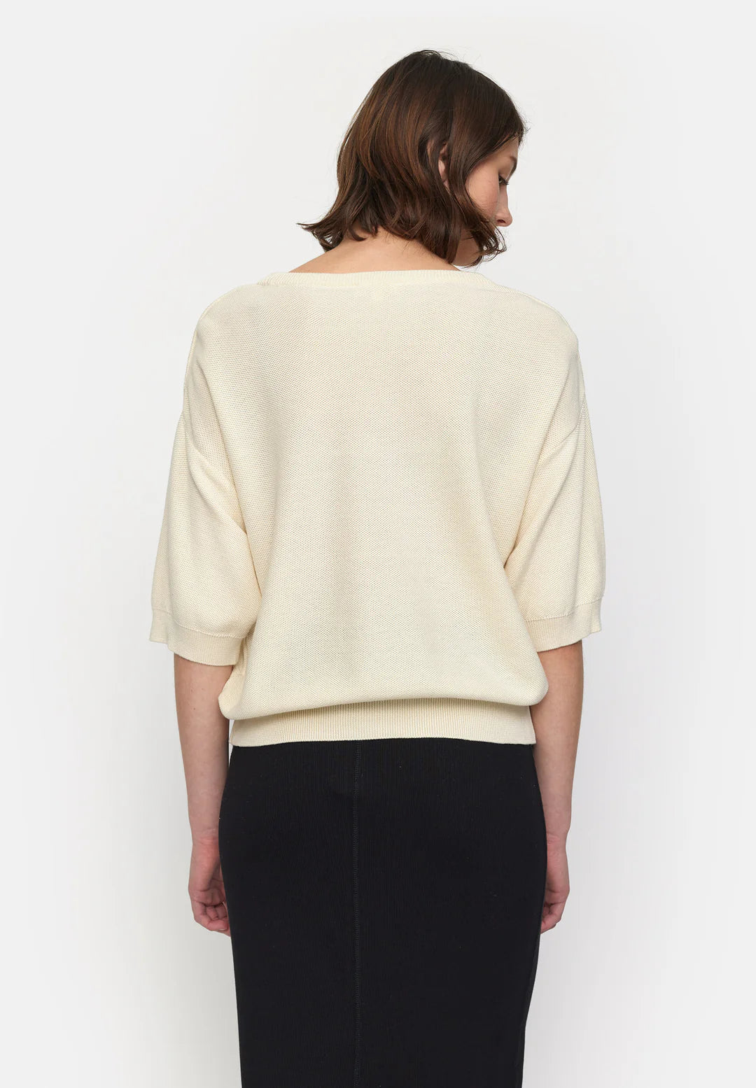 ESRosetta SS Knit Blouse