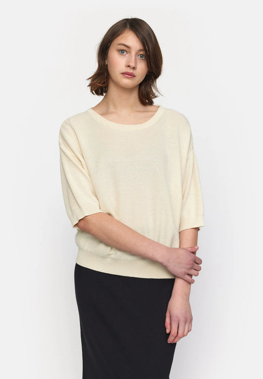ESRosetta SS Knit Blouse