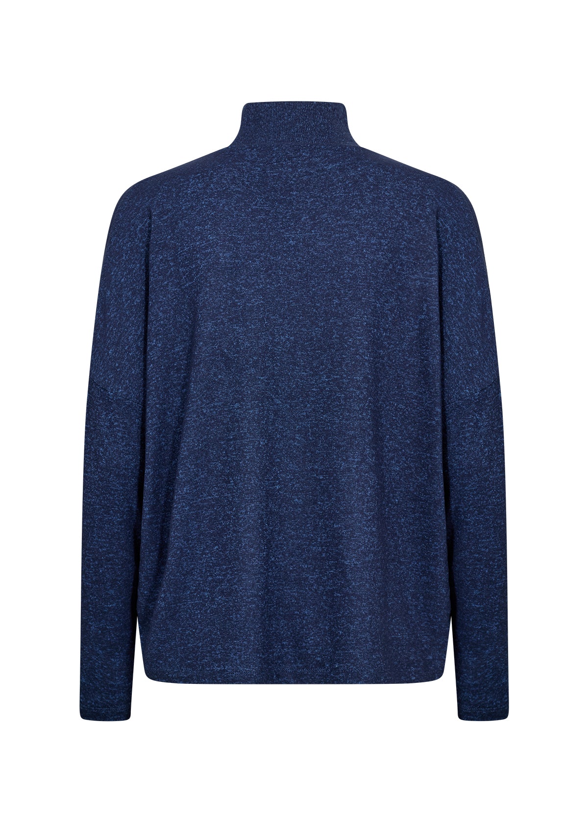 Blue sweater on a white background