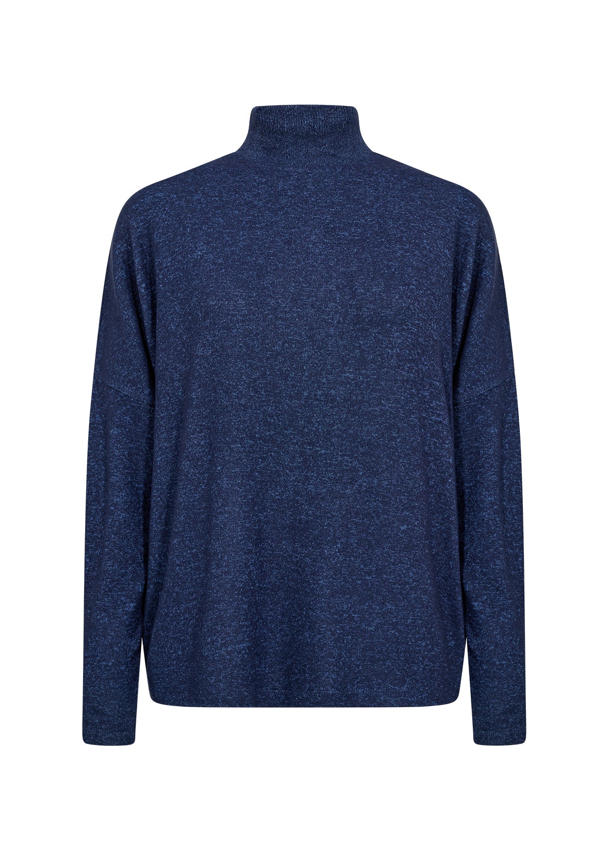 Blue sweater on a white background