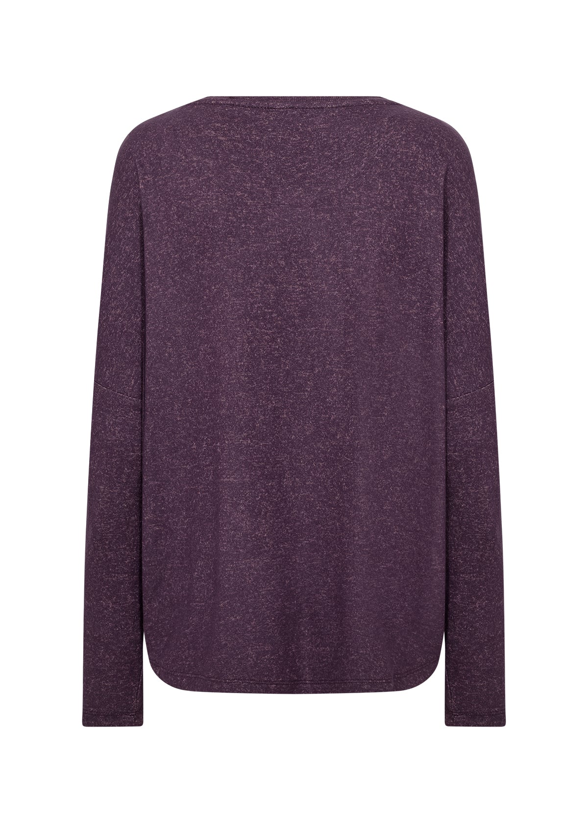 Purple sweater on a white background