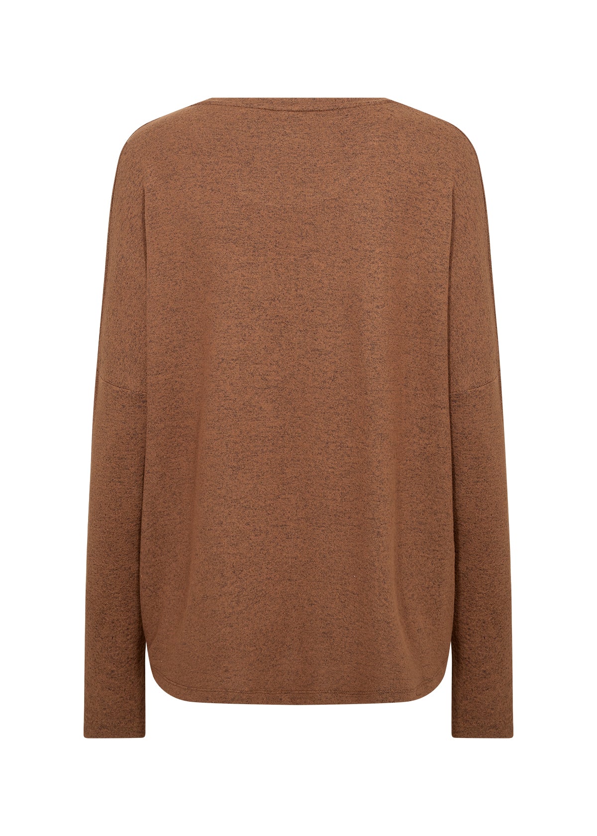 Brown sweater on a white background