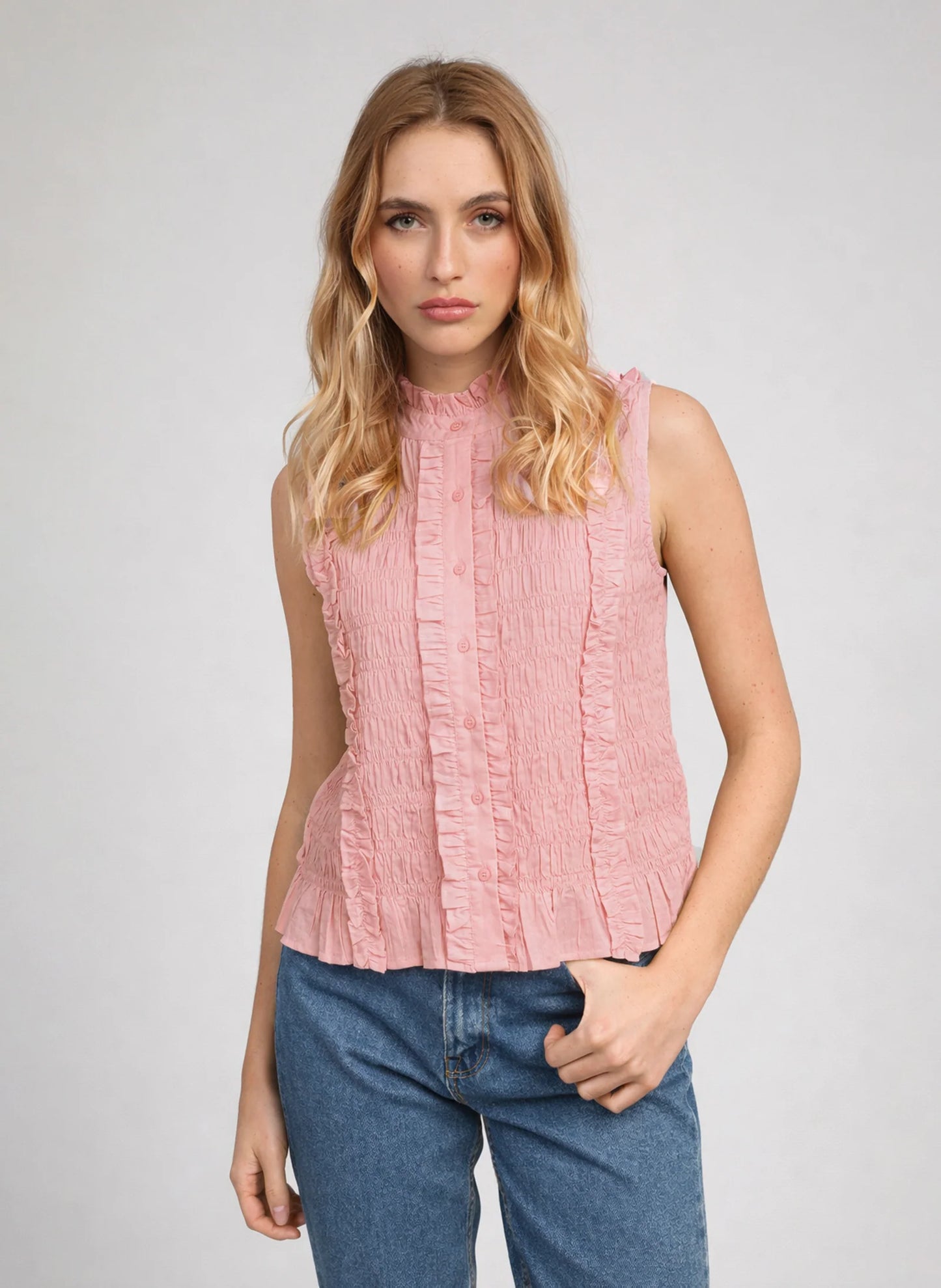Sloane Shirt - Rose