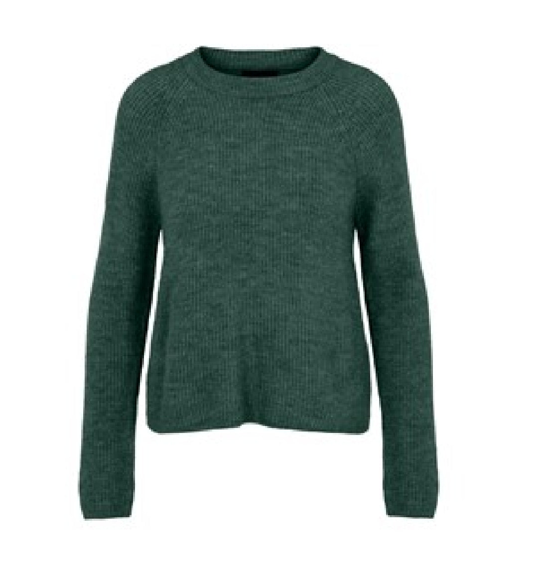 PCELLEN LS O-NECK Knit Trekking Green