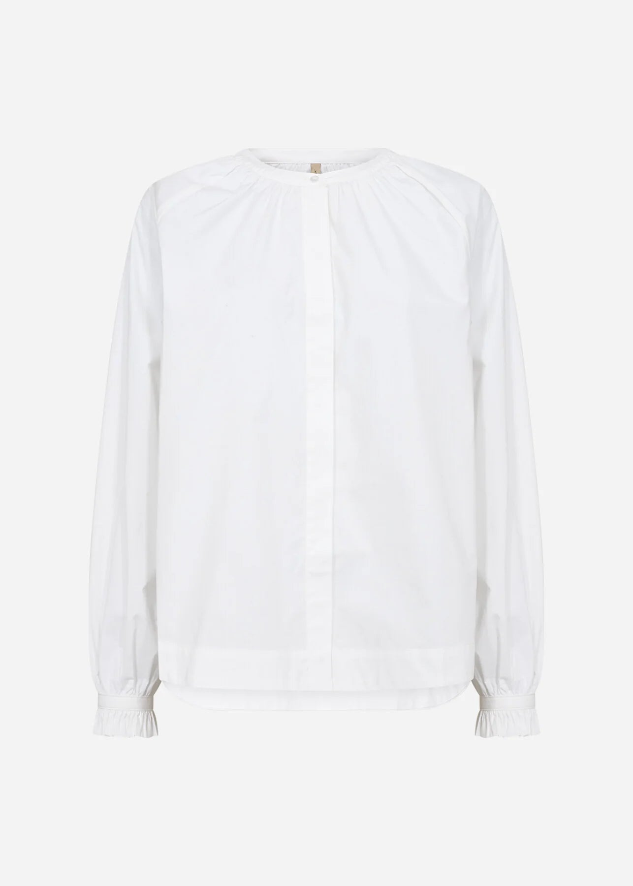 White blouse on a white background