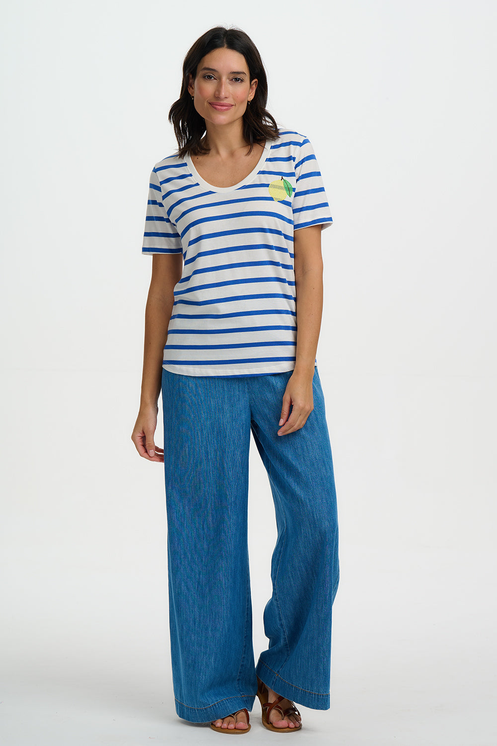 Sylvie Scoop Neck T-shirt