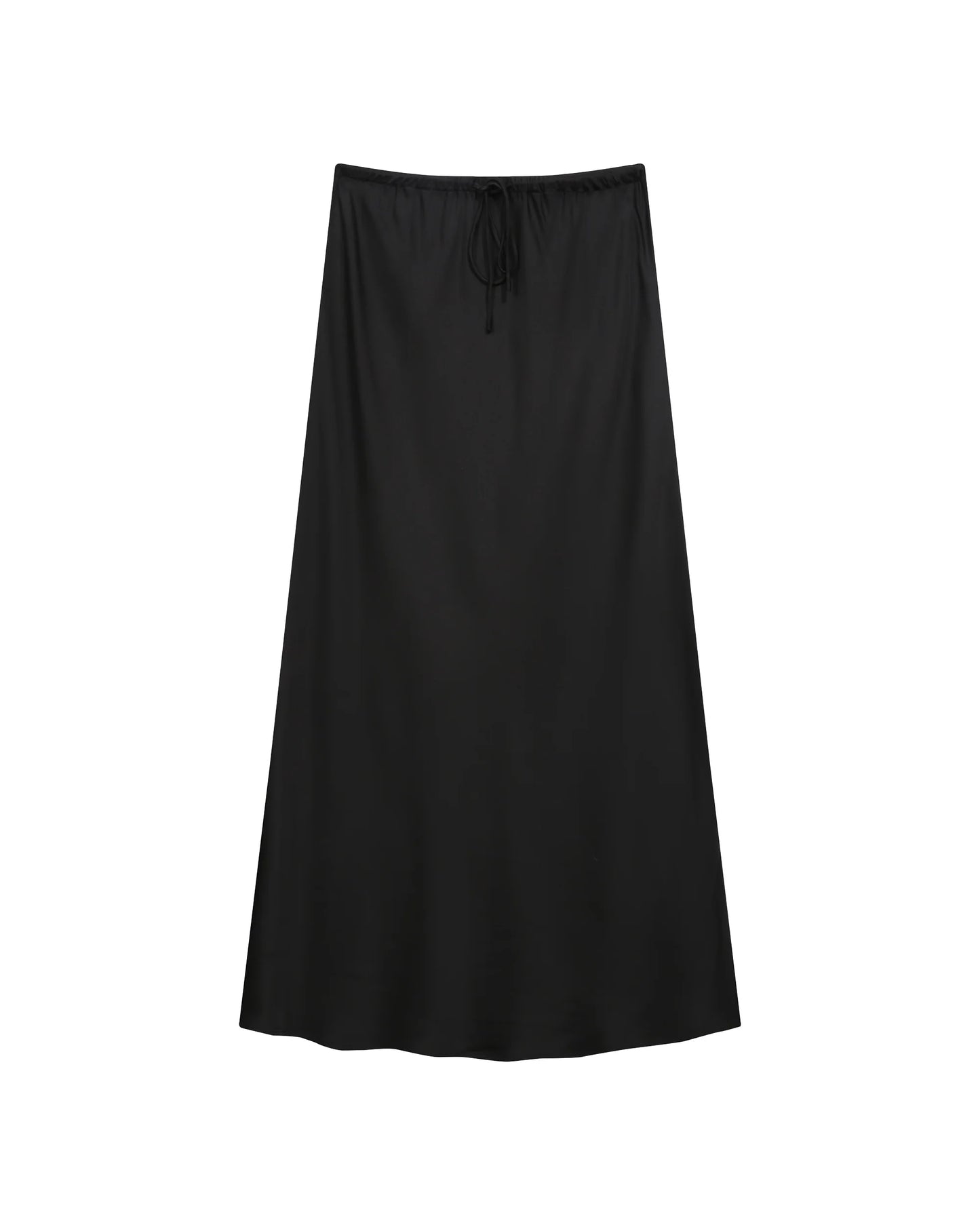 TALMAS Satin Skirt - Black