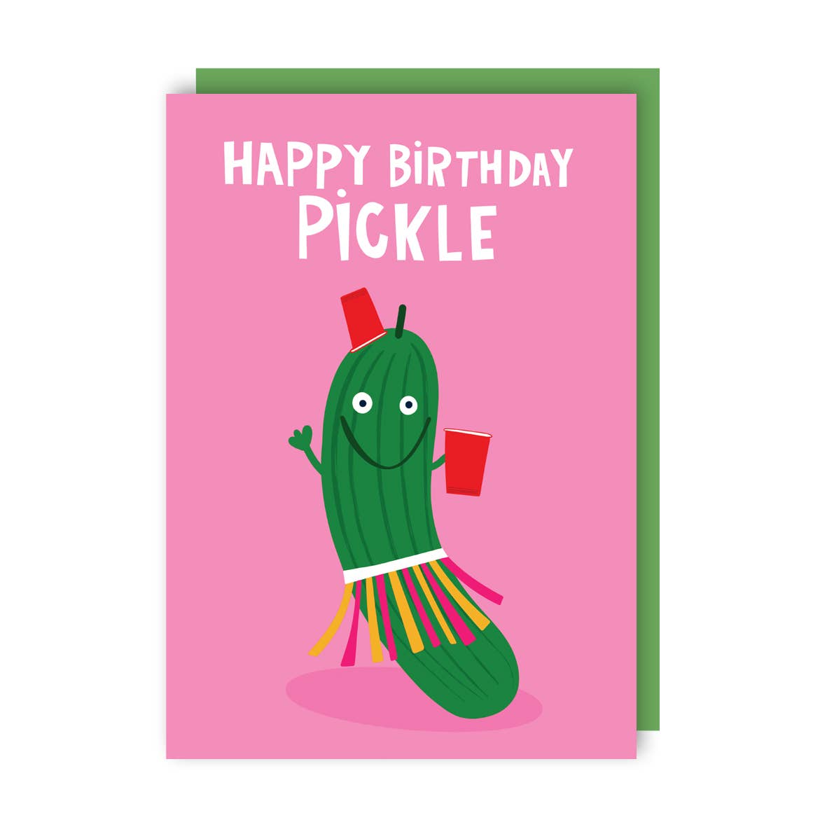 Pickle Gherkin Funny Birthday Card