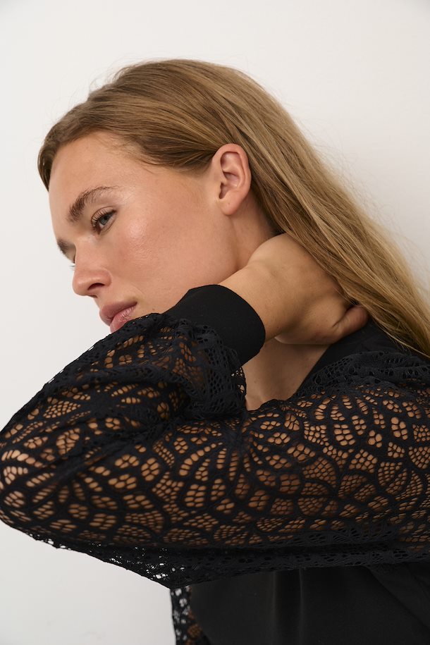 KAbecca Lace T-Shirt - Black