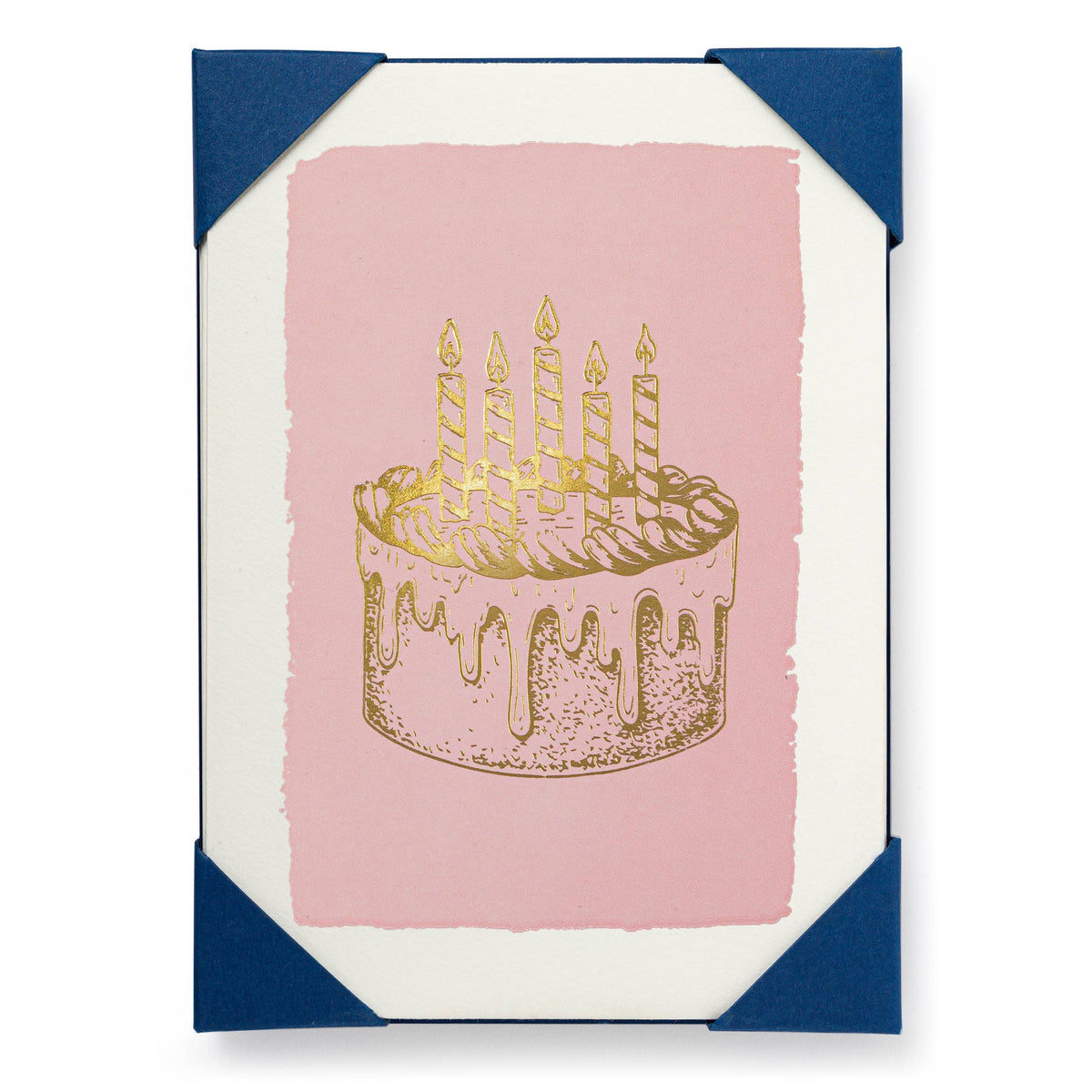 Gold Cake | Notelet Card (5-Pack)
