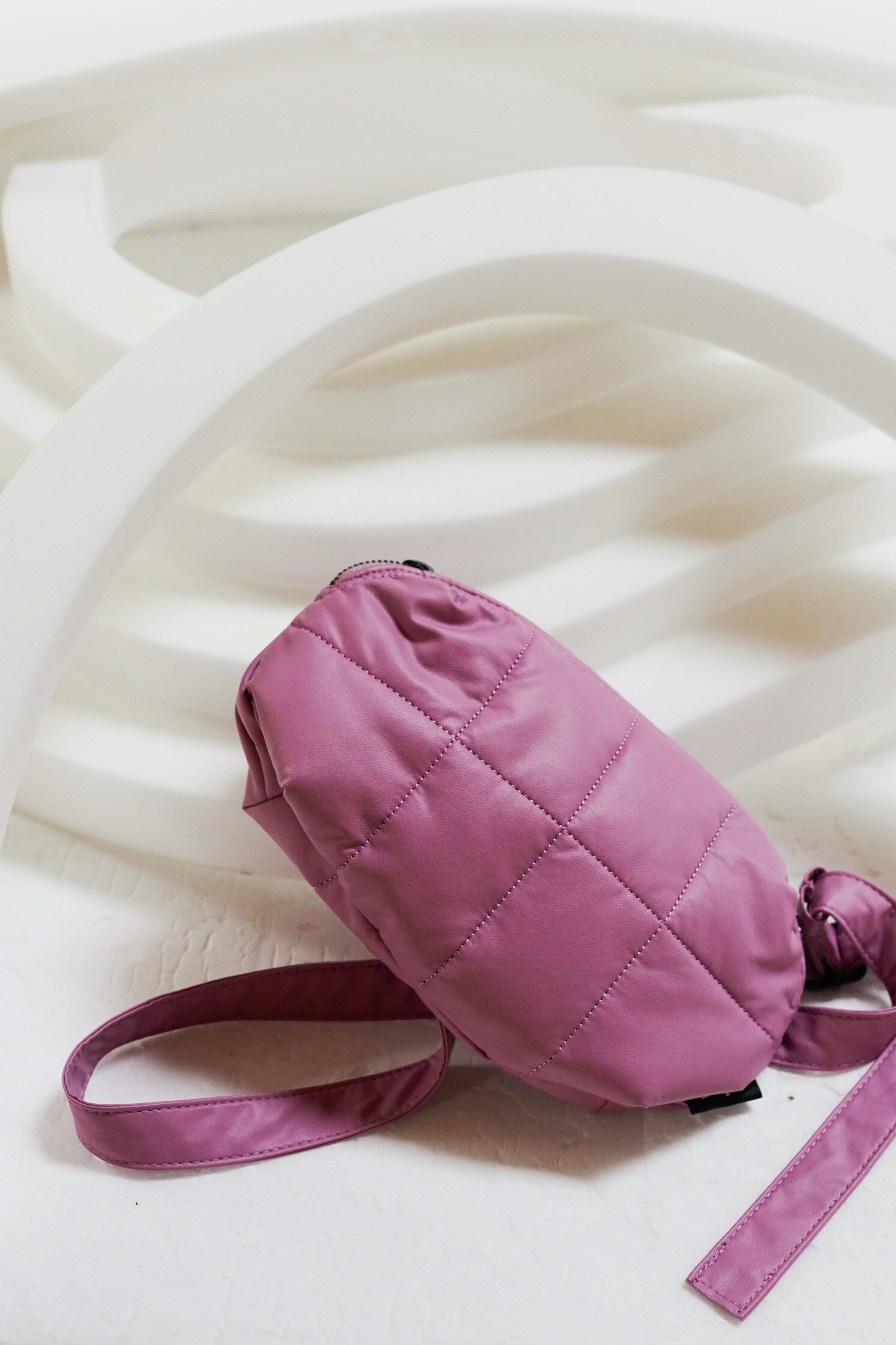 Cilou Puffy Belt Bag - Pale Pansy