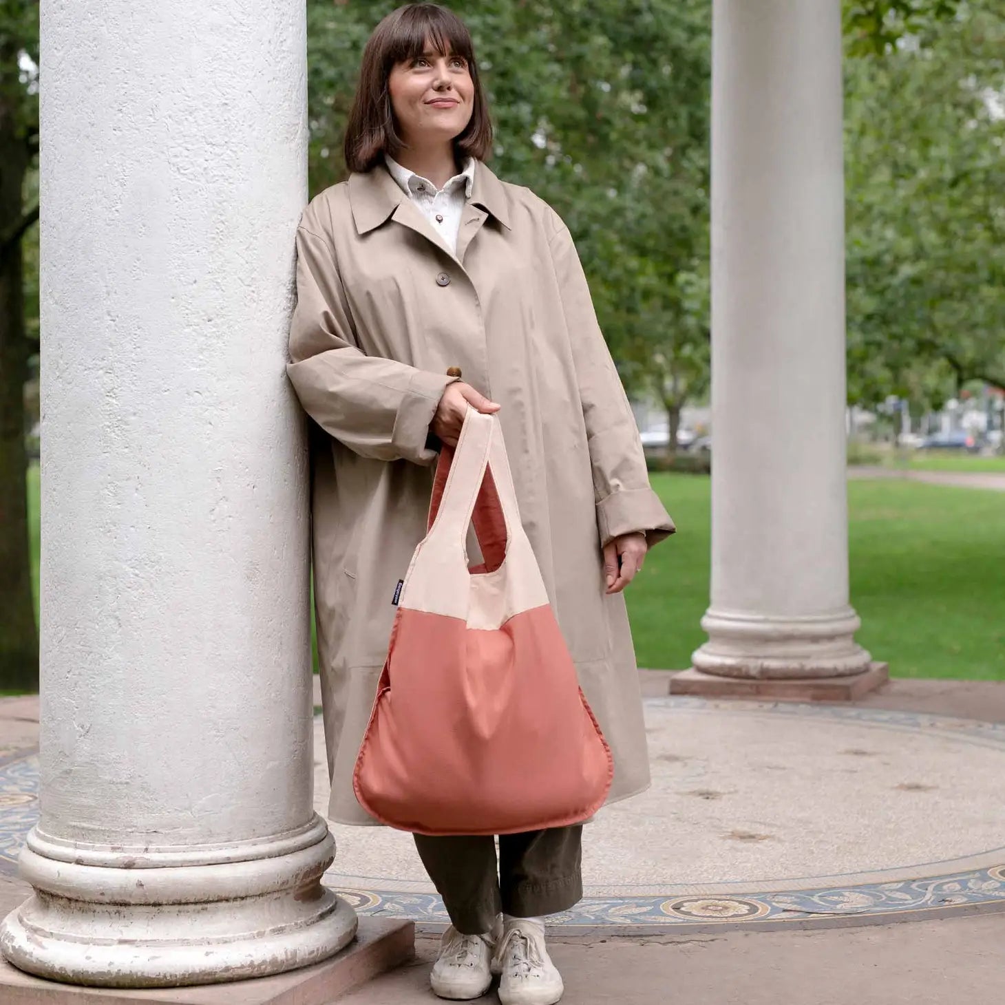 Notabag Bag & Backpack - Sand/Terracotta