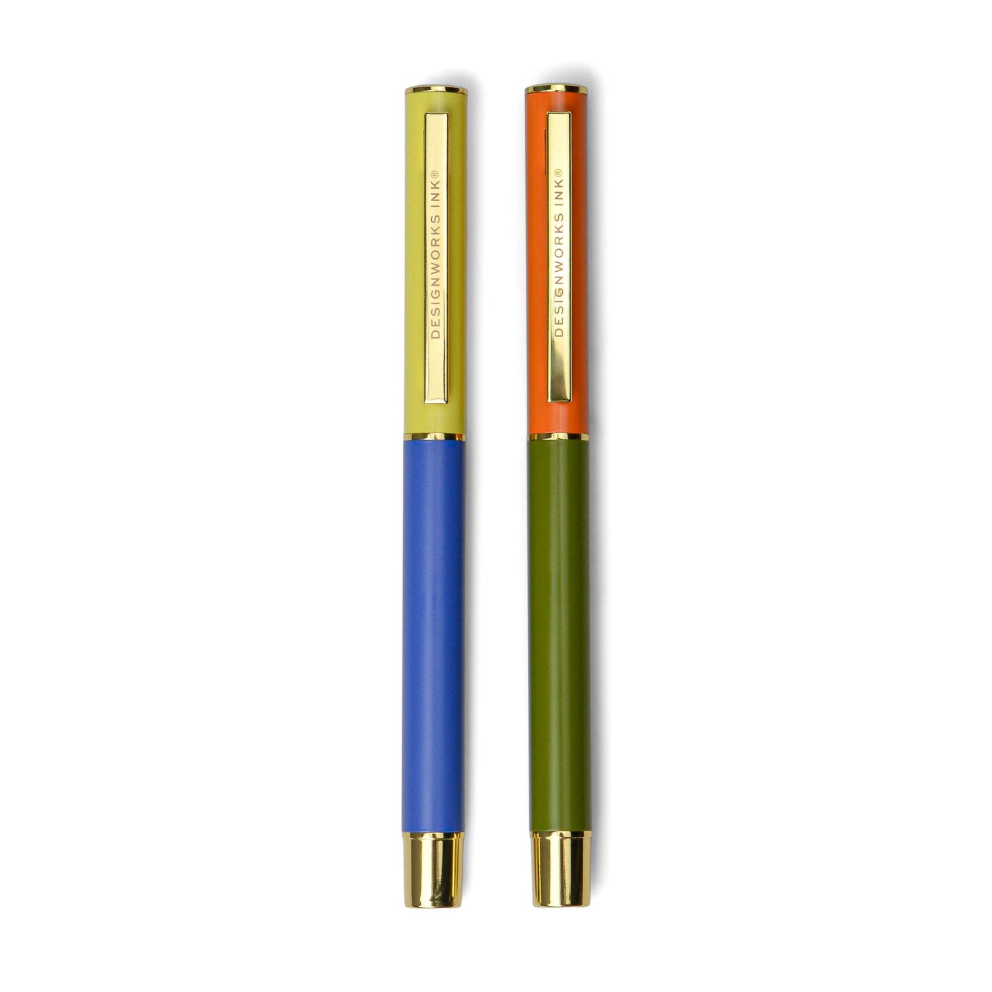 Designworks Ink Colour Block Pens - Cobalt & Green (Set 2)