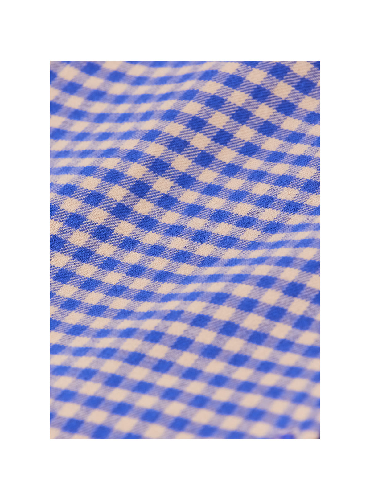 Gingham Check Blouse