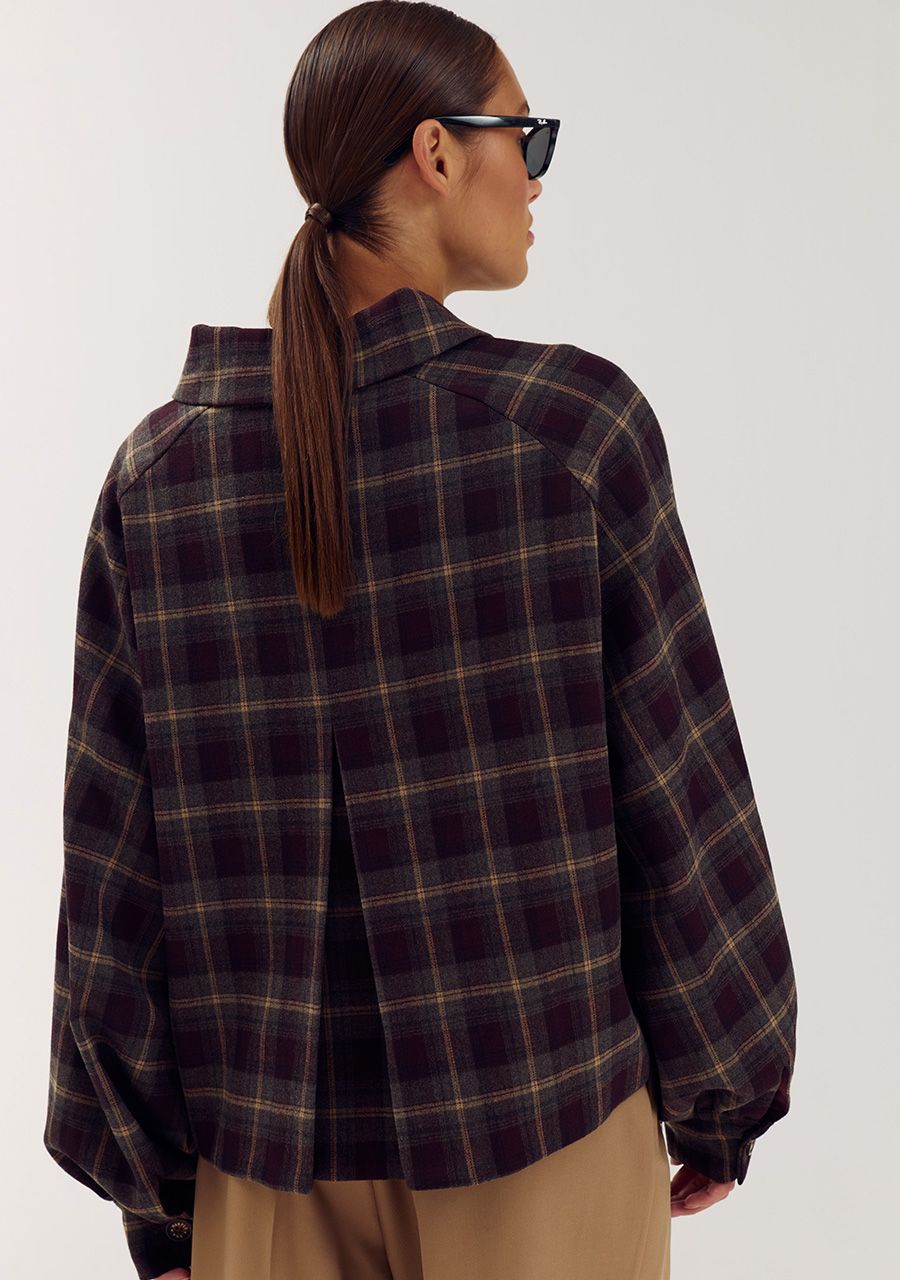 Rylee Jacket - Tipsy Red Check