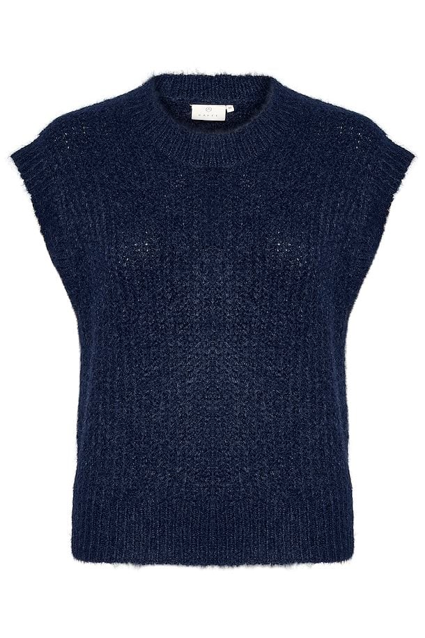 KAmira Knit Vest -Midnight Marine