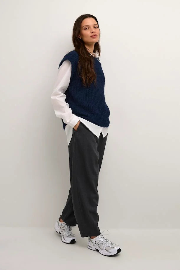 KAmira Knit Vest -Midnight Marine