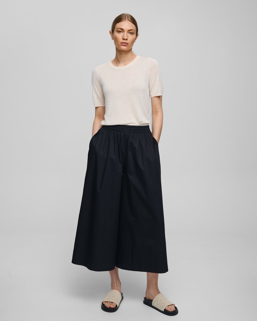 MSCHLenna HW Skirt Pants - Black