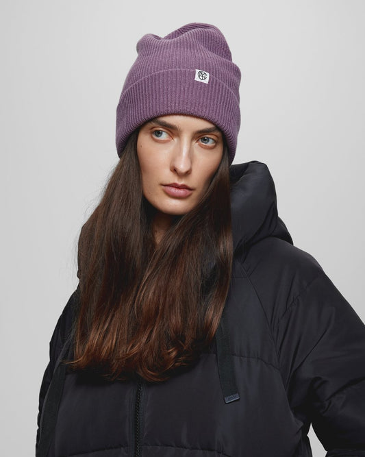 MSCHGaline Rachelle Icon Beanie Black Plum