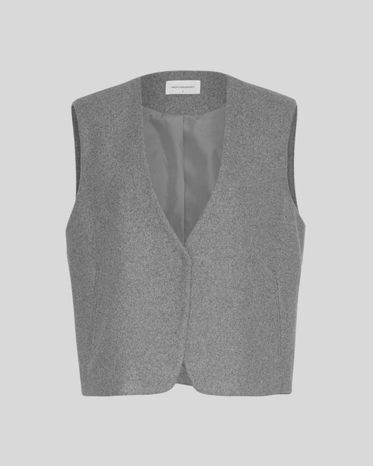 MSCHRikkelisa Waistcoat -Grey