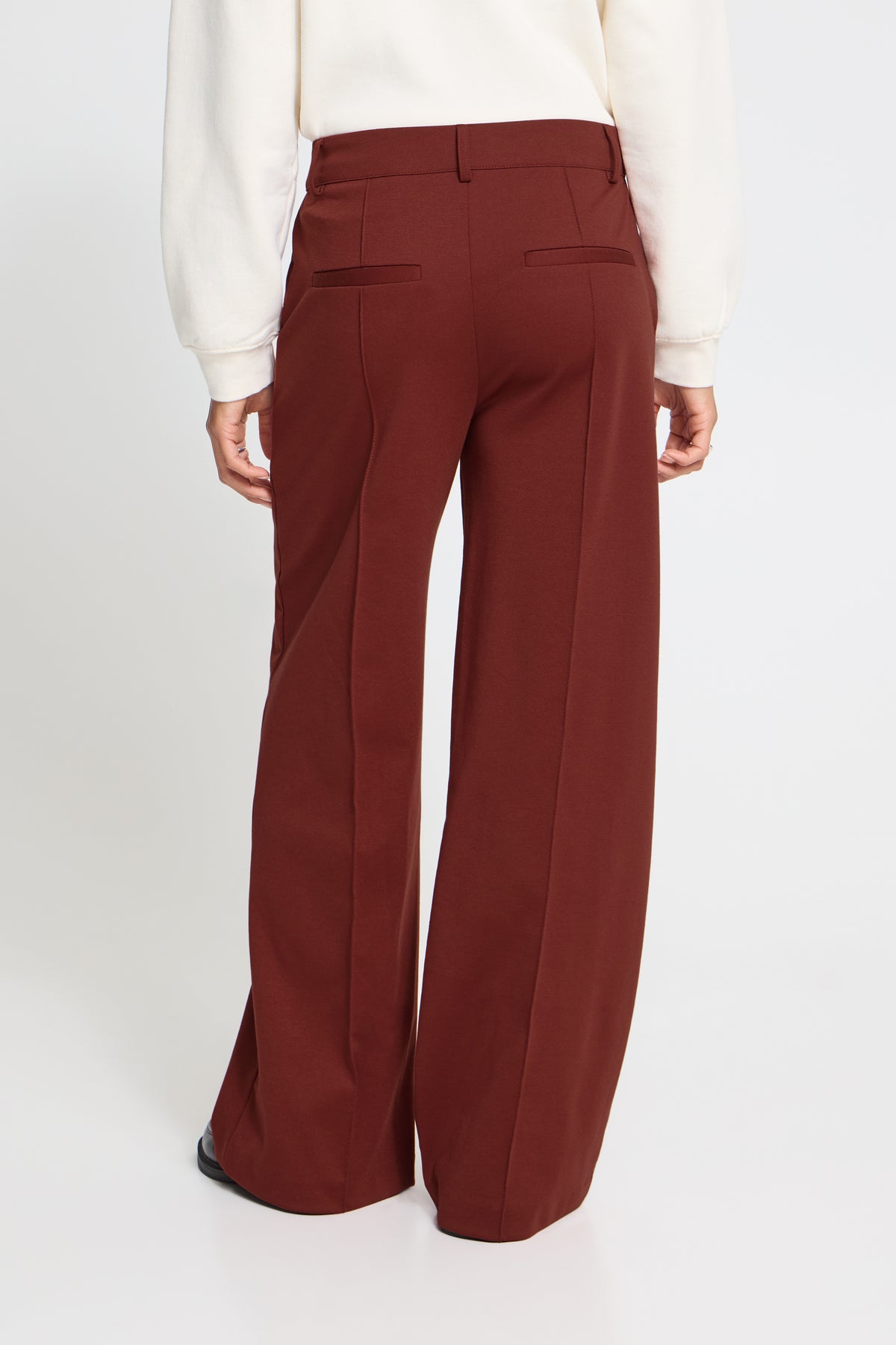 IHKate Sus Office Wide Pant - Madder Brown
