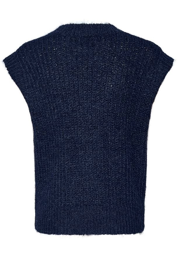KAmira Knit Vest -Midnight Marine