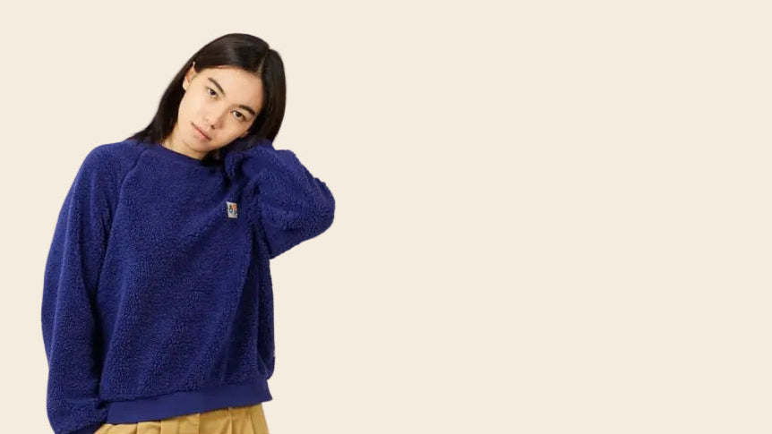 Cobalt Teddy Sweatshirt
