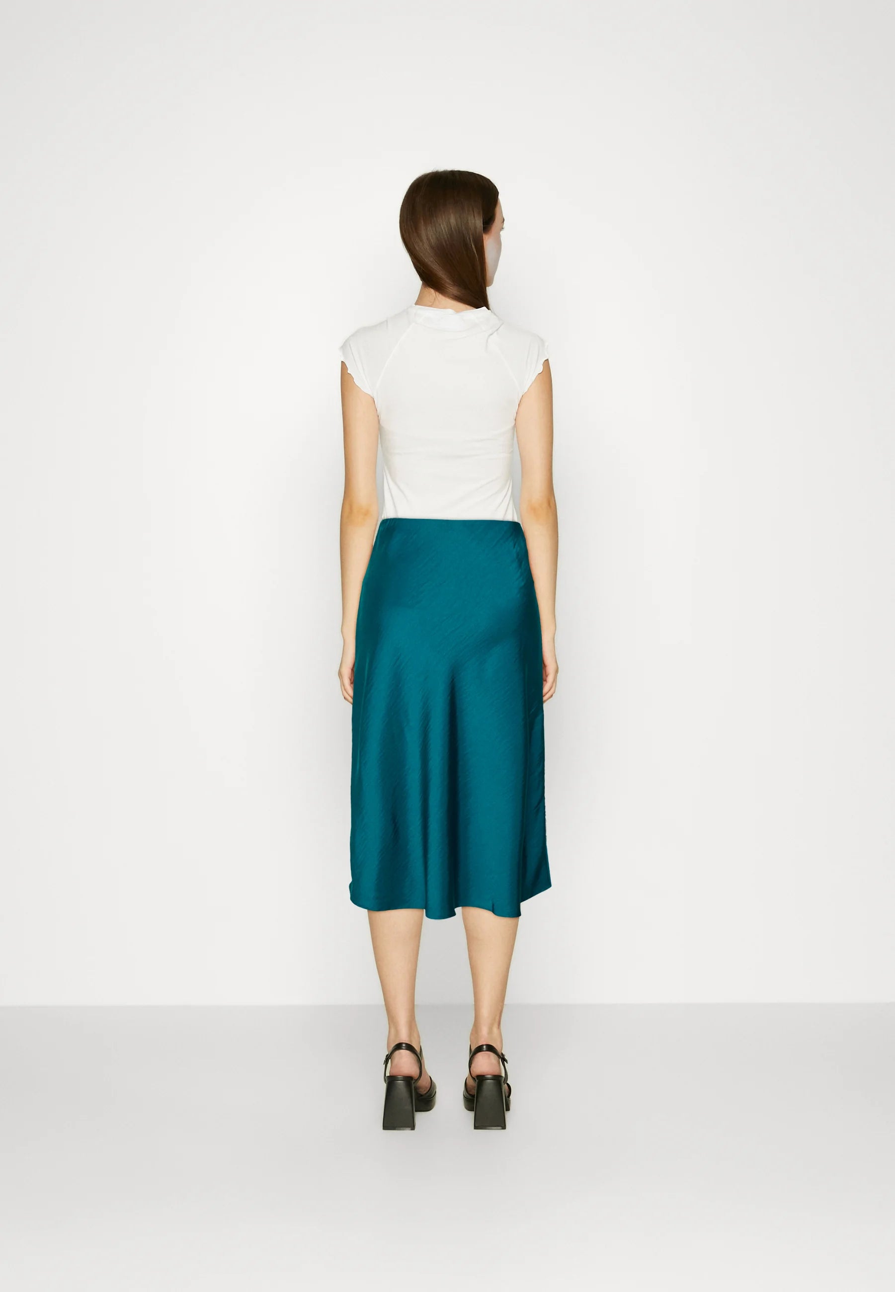 YasPastella Midi Skirt - Deep Lake