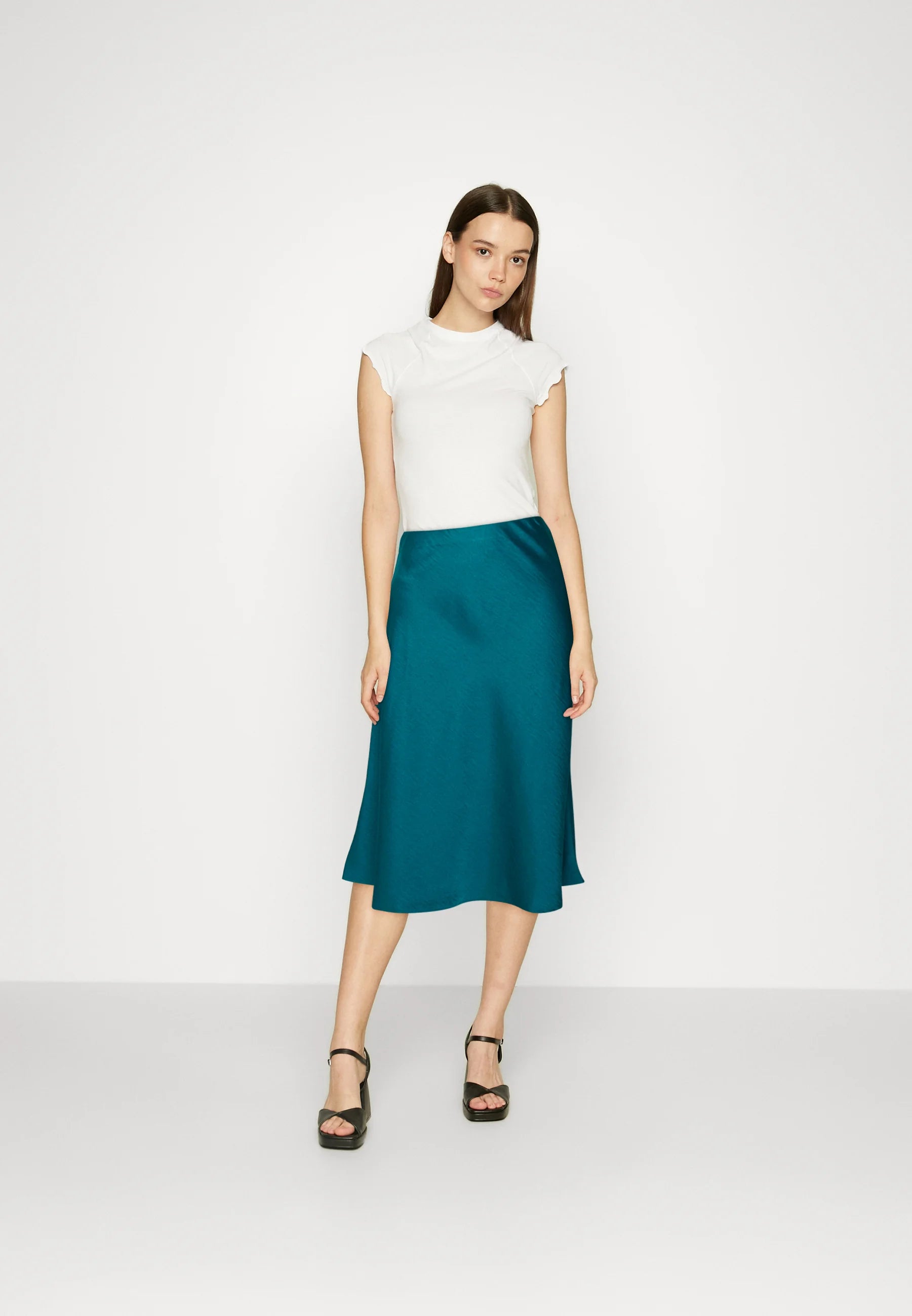 YasPastella Midi Skirt - Deep Lake