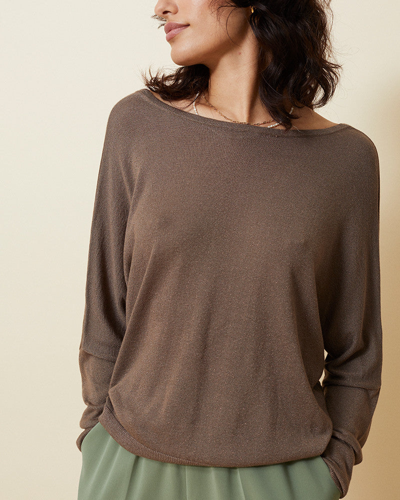 Gabon Cardigan - Kaki