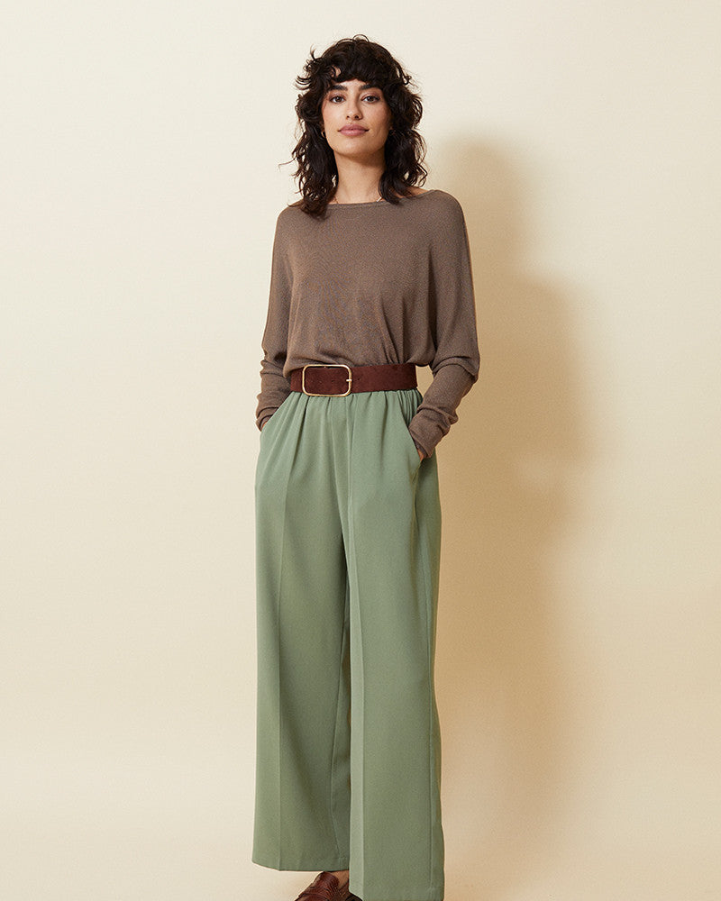 Gabon Cardigan - Kaki