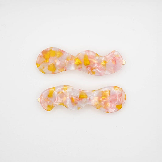 Speckle Hair Slides - Set of 2