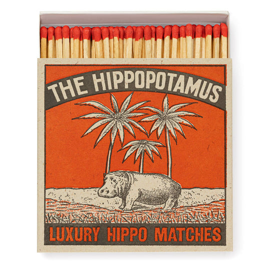 Hippopotamous | Square - Safety Matches