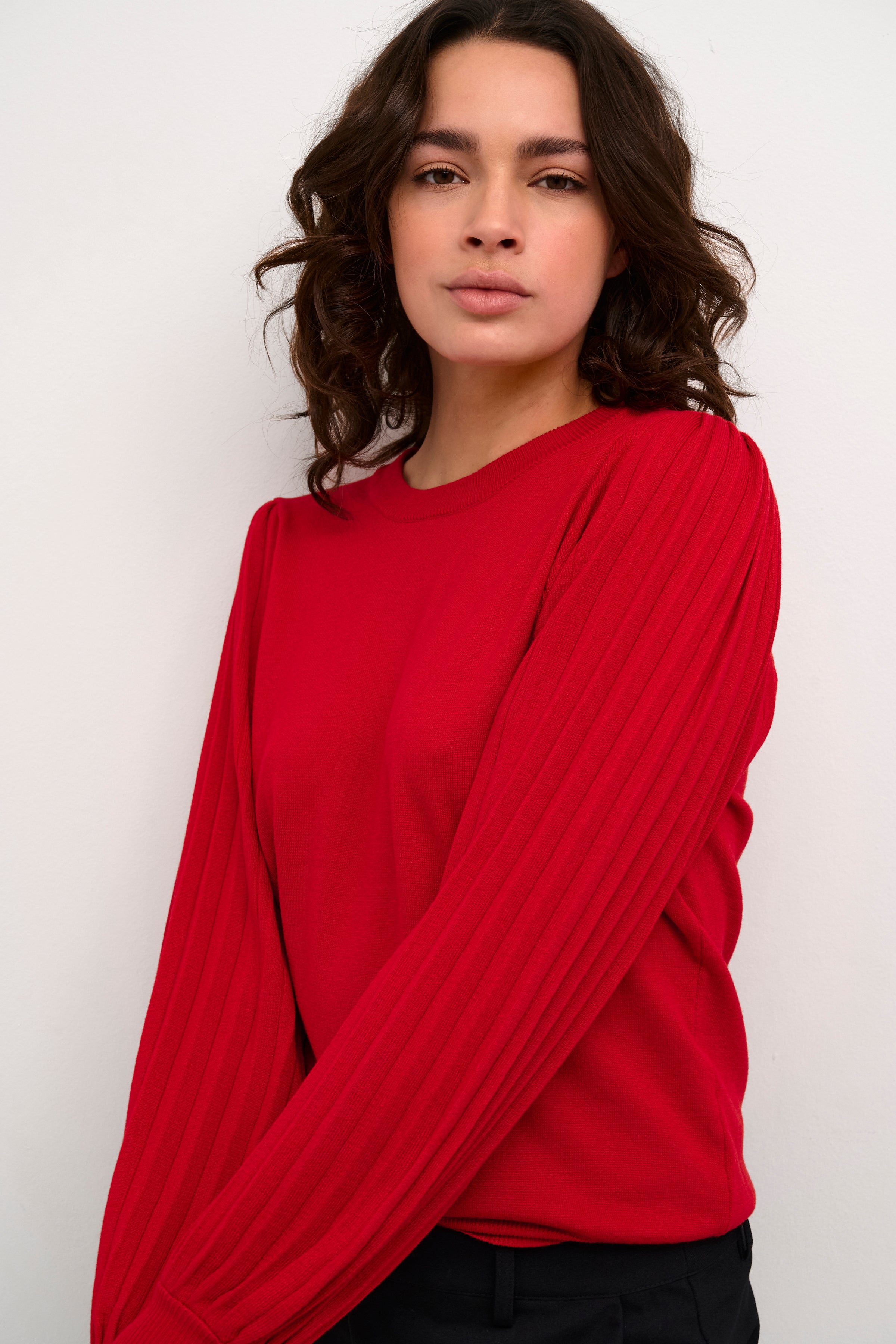 KAlone Knit Pullover - Haute Red