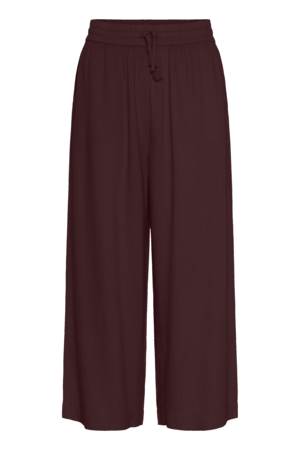 KAmilla Cropped Wide Pants - Fudge