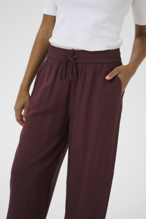 KAmilla Cropped Wide Pants - Fudge