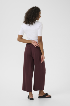 KAmilla Cropped Wide Pants - Fudge