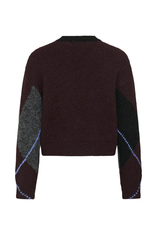 KAgrith Knit Pullover - Dark Grey Melange