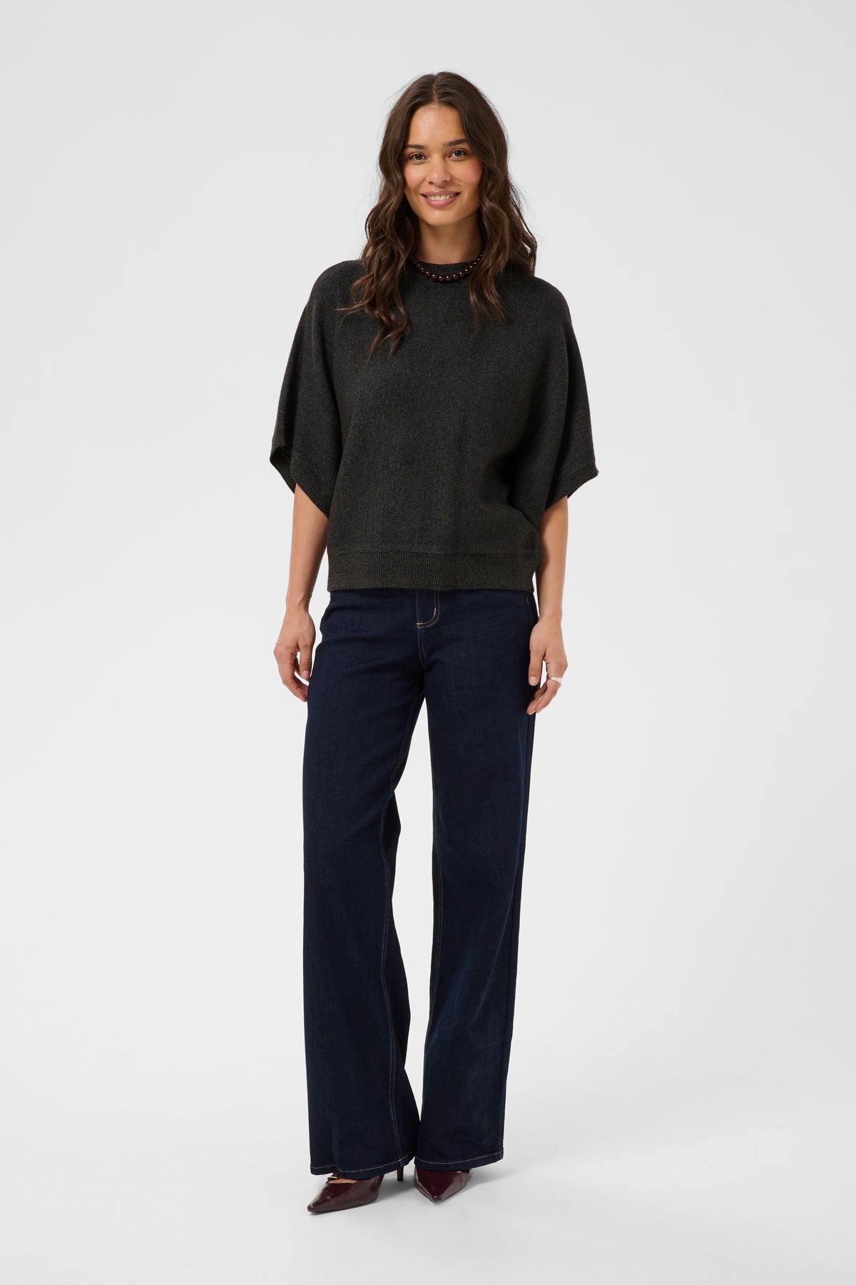 KAbarbara Pullover - Dark Grey Melange