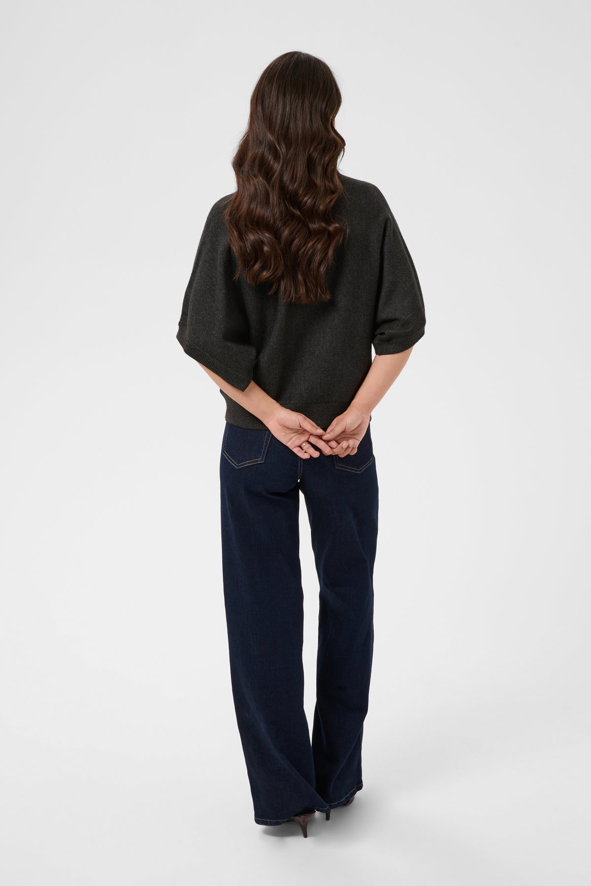 KAbarbara Pullover - Dark Grey Melange
