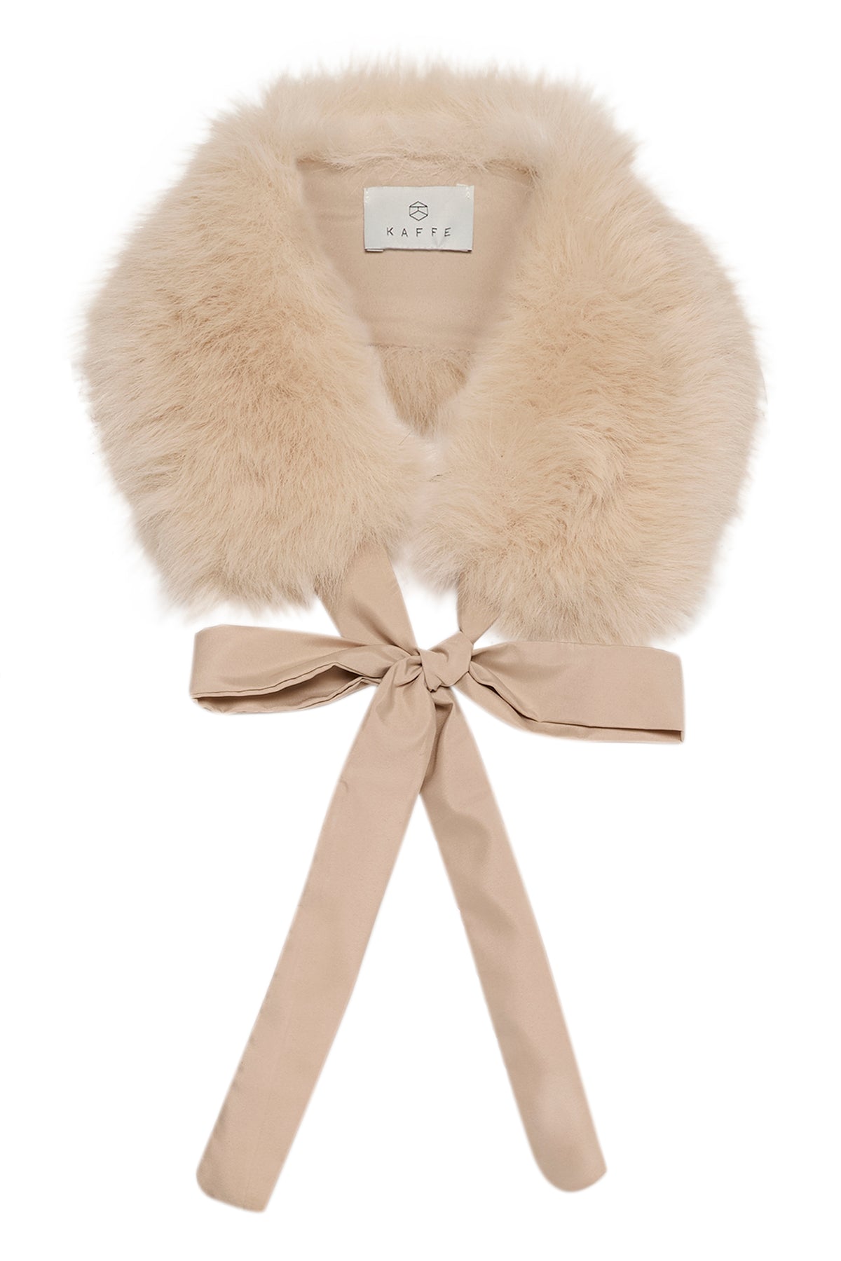 KAdelores Faux Fur Collar - Feather Gray