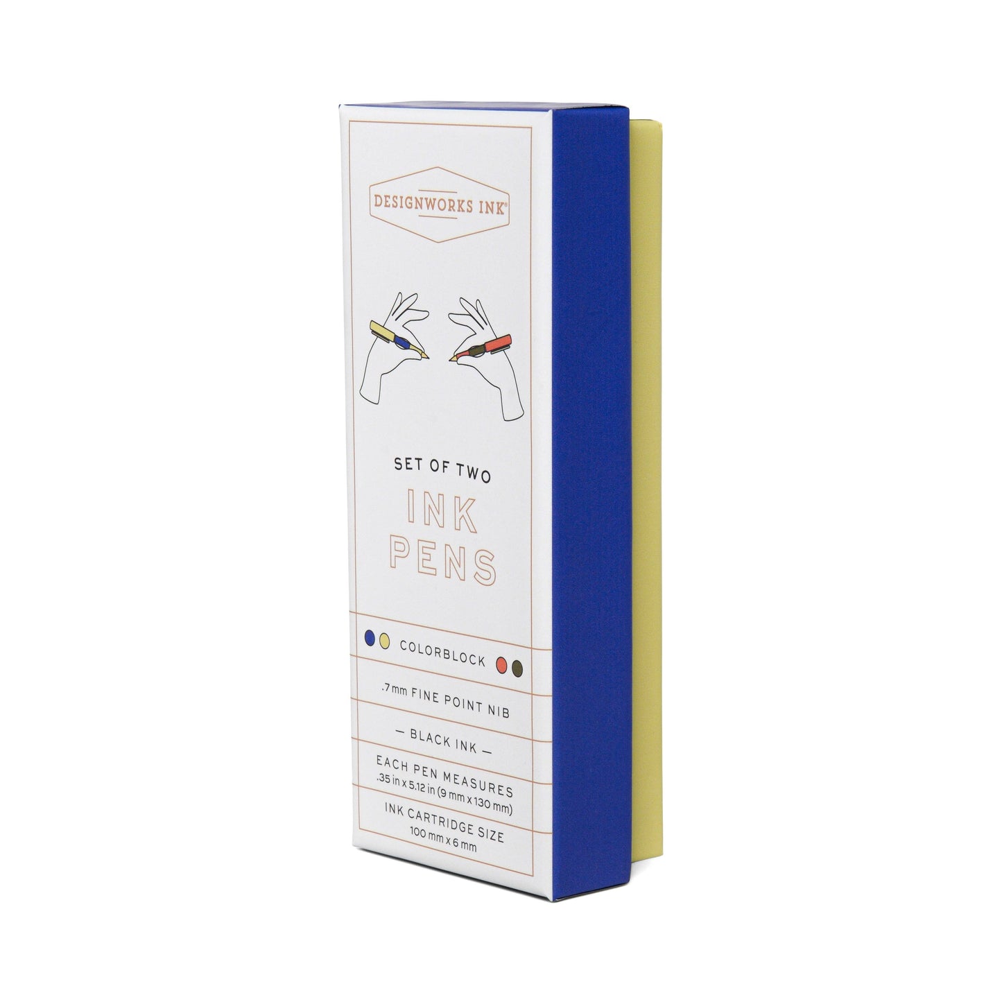 Designworks Ink Colour Block Pens - Cobalt & Green (Set 2)