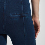 LYSSE Knit Denim Jeans - Indigo -Long flare
