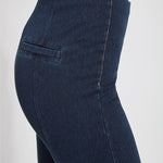 LYSSE Knit Denim Jeans - Indigo -Long flare