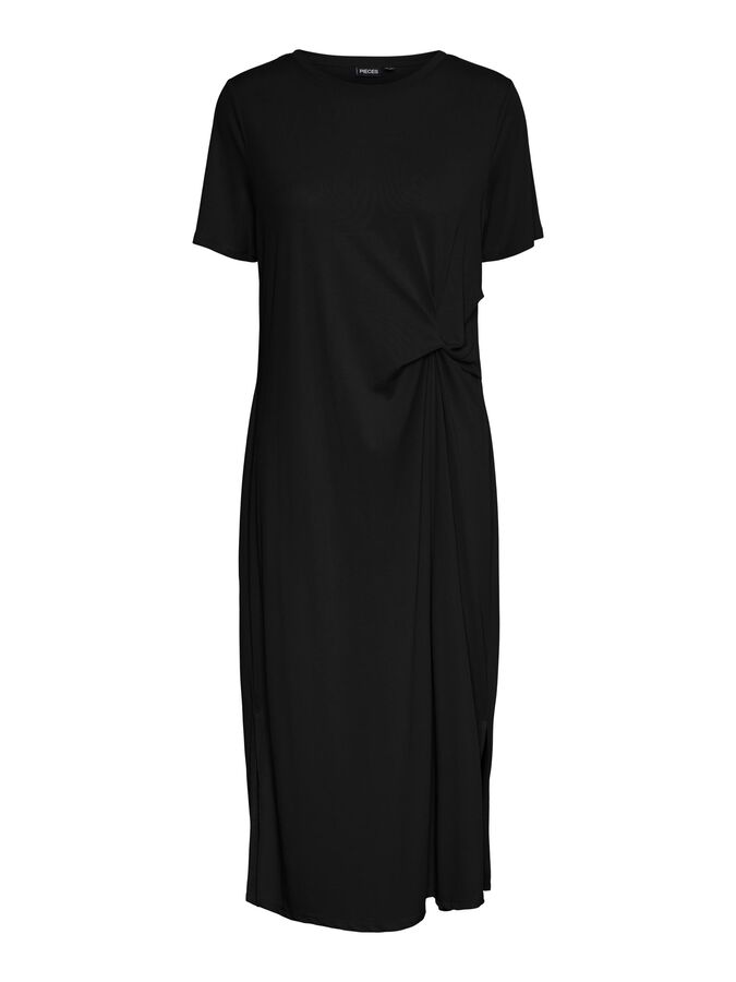 PCAnora Midi Knot Dress - Black