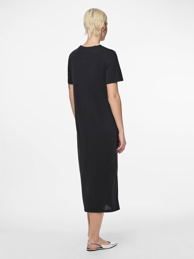 PCAnora Midi Knot Dress - Black