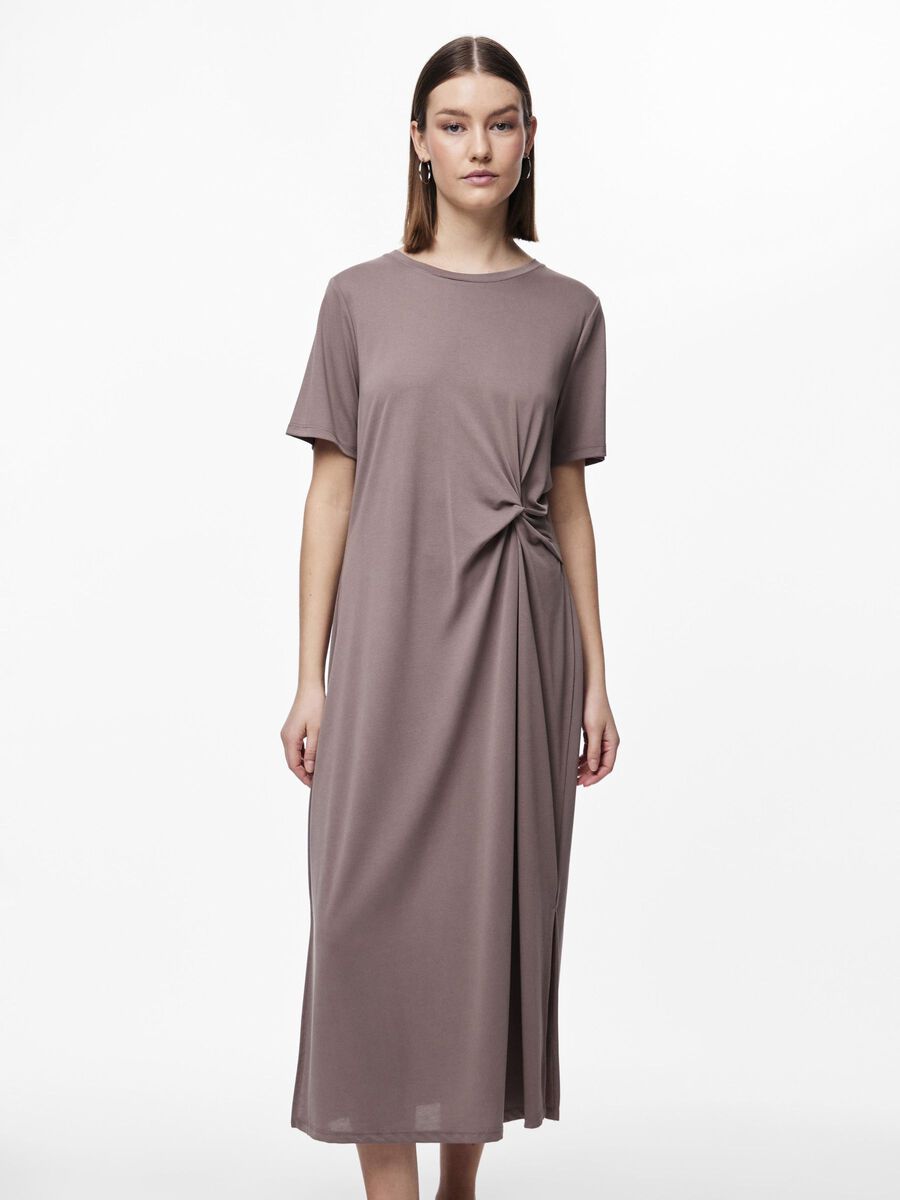 PCAnora Midi Dress - Coca Mocha