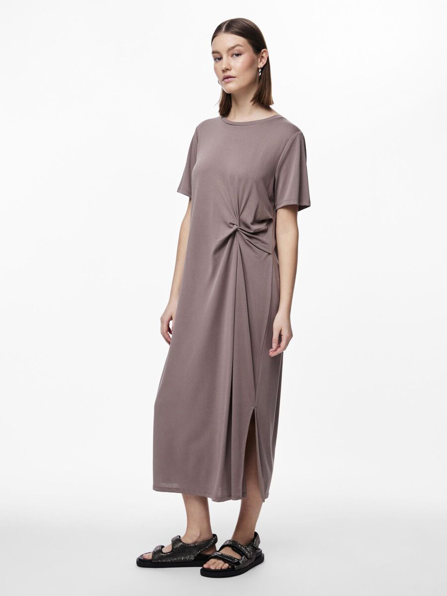 PCAnora Midi Dress - Coca Mocha