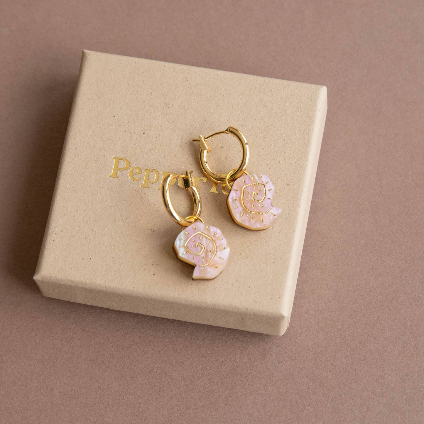 Shell Hoop Earrings