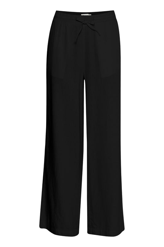 IHLinno Wide Leg Pant - Black